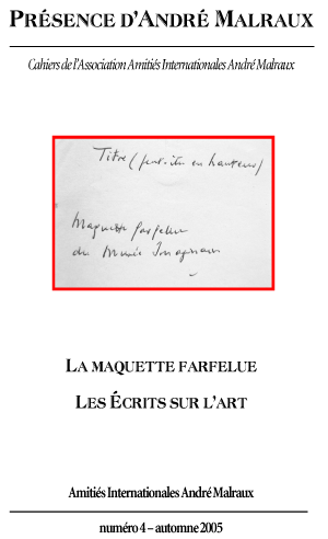 PAM N°4, La maquette farfelue. Les écrits sur l’art. Automne 2005