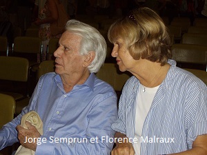 Hommages reçus à l’occasion du décès de Florence Malraux