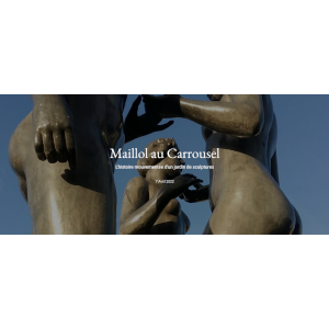 « Maillol au Carrousel. L’histoire mouvementée d’un jardin de sculptures » conférence présentée par Emmanuelle Héran, responsable des collections des jardins du musée du Louvre, à l’Auditorium Michel Laclotte.