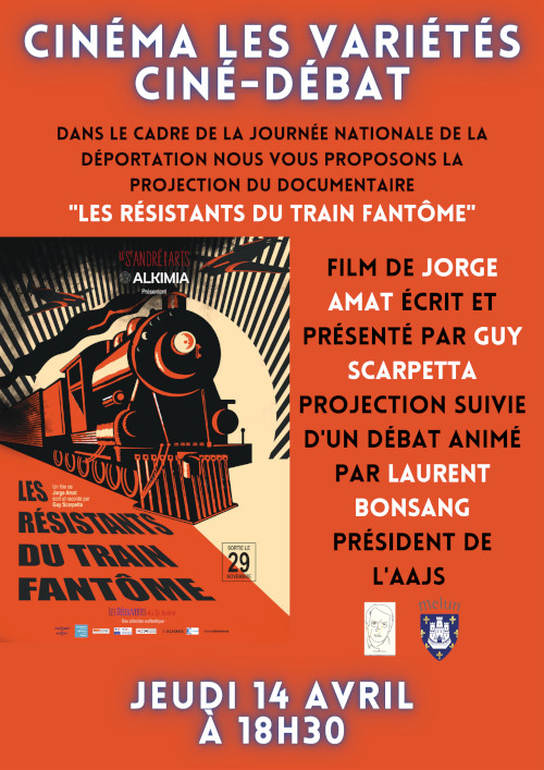 Projection du film les Résistants du train fantôme de Jorge Amat